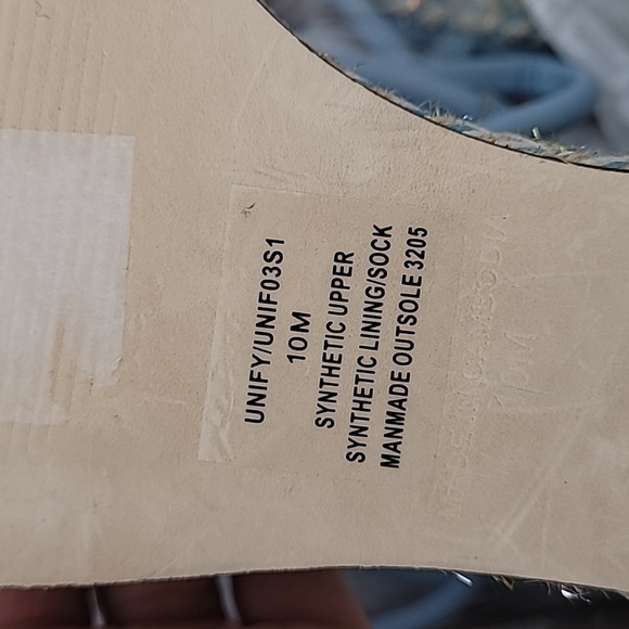 NEW Steve Madden Womens Unify Platform Wedge Sandals Multi Raffia 10M - Picture 4 of 10